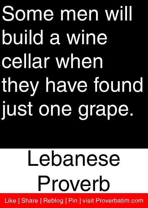 Lebanese Proverb